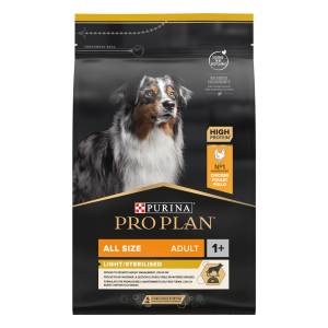 Pro Plan adult all sizes light/sterilised kip 3kg