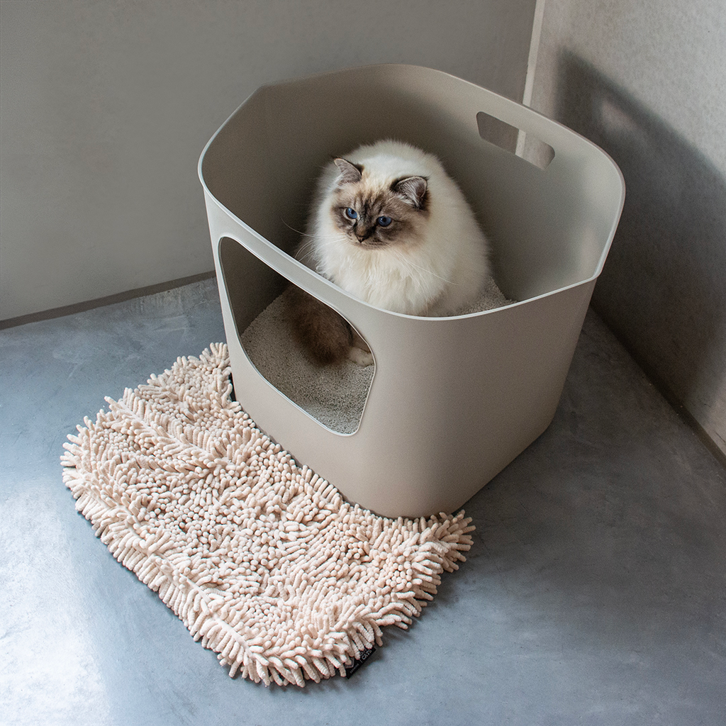 DAISY - kattenbakmat - Wit of Zwart