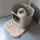 DAISY - kattenbakmat - Wit of Zwart