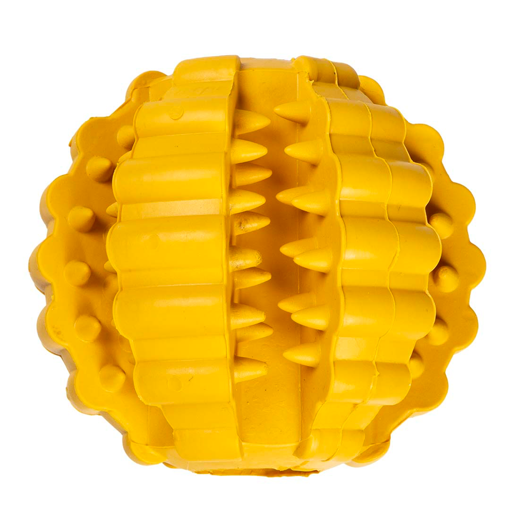 Bal Griplay dental ribbel - Geel / Blauw