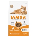 IAMS for vitality Senior 11+ droogvoer voor katten kip