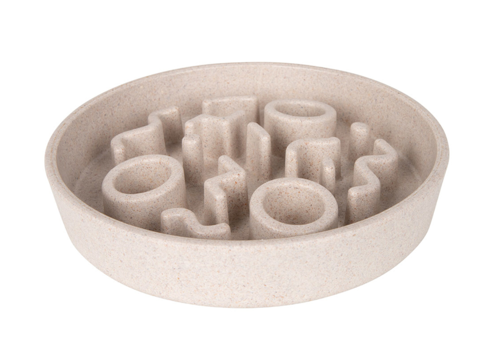 BAMBOO Slow Feeder für Katzen (Dunkelgrau)