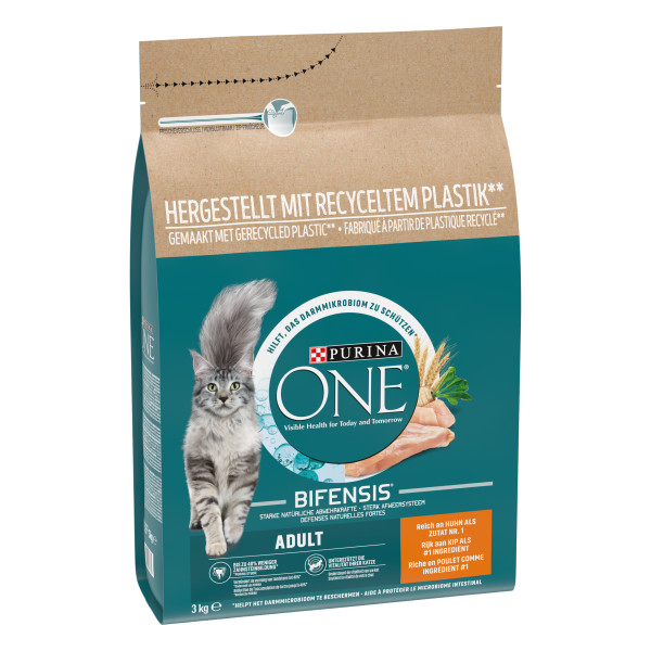 Purina One droogvoer voor katten kip & verse groenten
