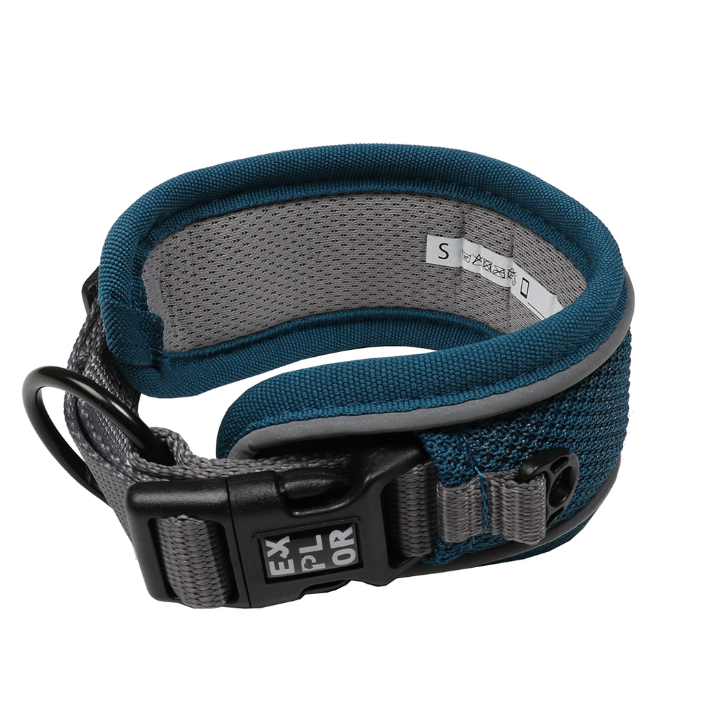 Ultimate Fit Control halsband (Classic Petrol Blue, XS: 30-33 cm)