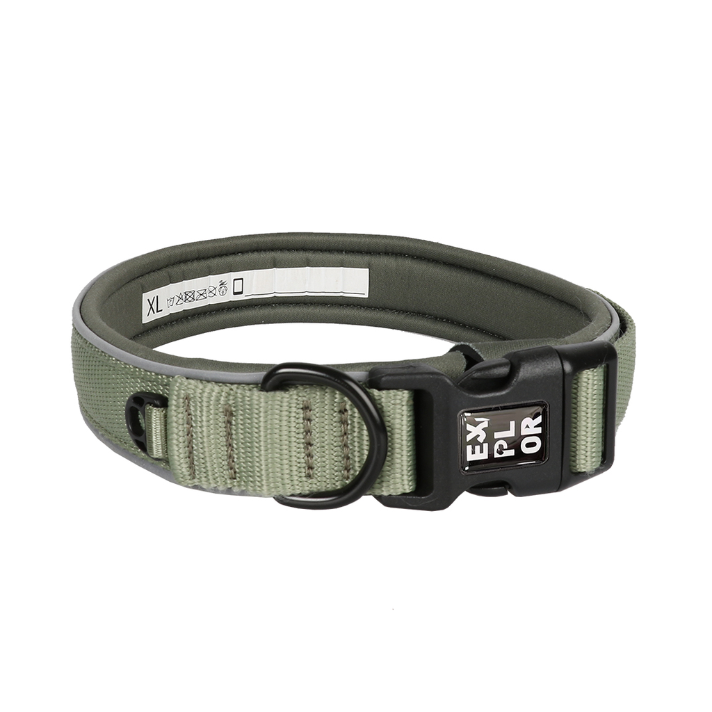 Ultimate Fit Comfy halsband (Classic Undercover Green, XS: 30-33 cm)
