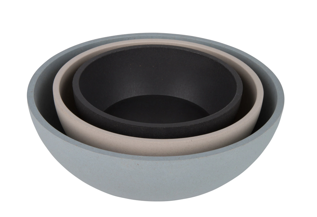 BAMBOO Voerbak voor Honden (Donkergrijs, S: Ø14 x 5,2 cm (570 ml))