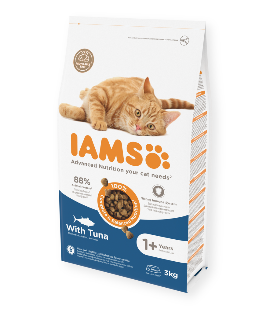 IAMS for vitality droogvoer voor katten tonijn