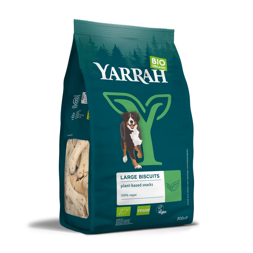 Yarrah biologische vegan hondenkoekjes voor grotere honden