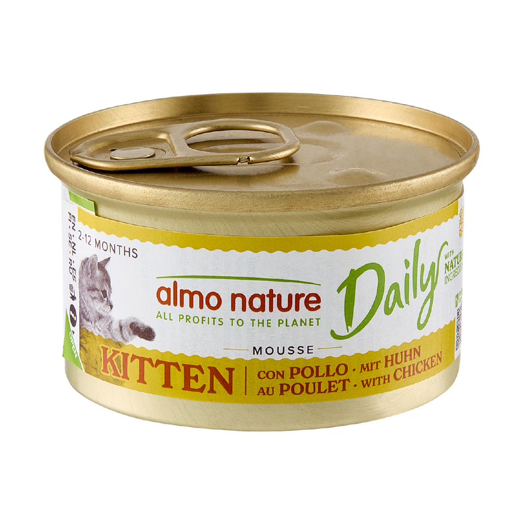 Almo Nature - Daily Natvoer - Kitten - mousse met kip (5 blikjes)