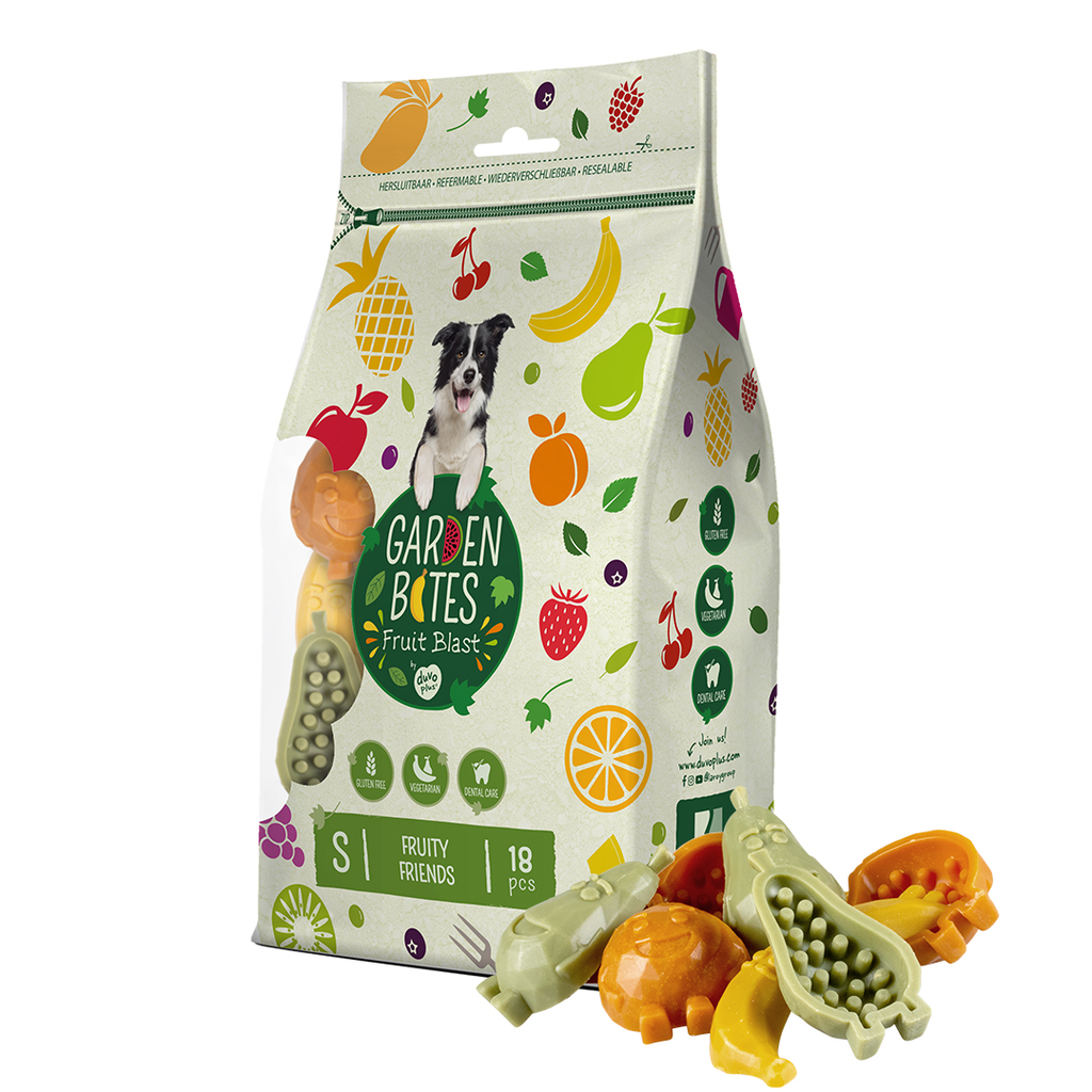 Garden Bites Fruity friends (S: 7 cm - 18 stuks)