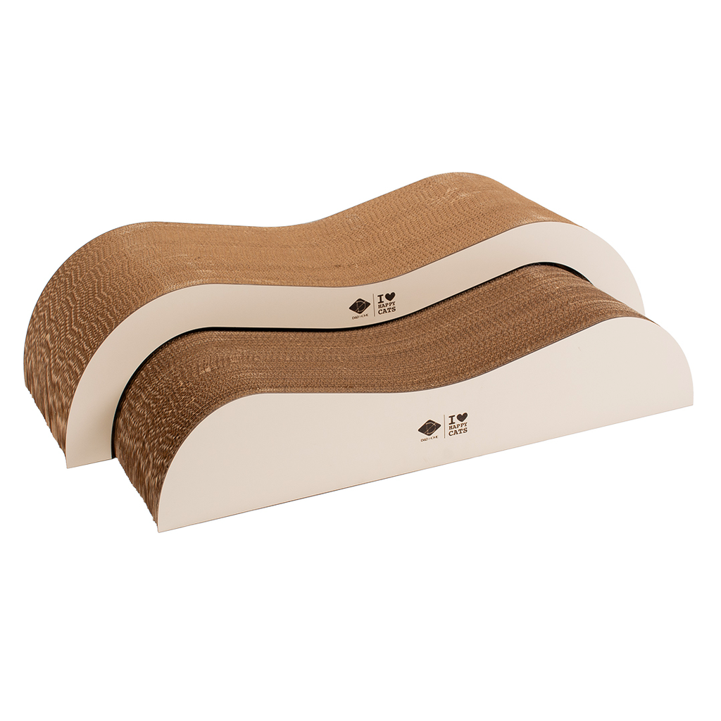 ARCHIE - Pappkratzlounge (Braun/Beige)