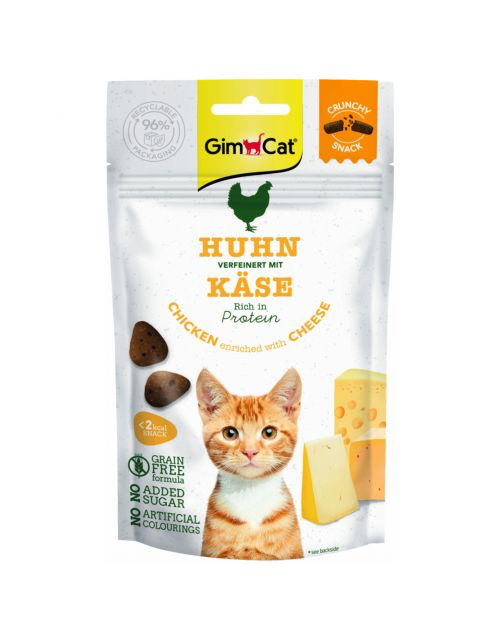 GimCat Crunchy Snack kip & kaas