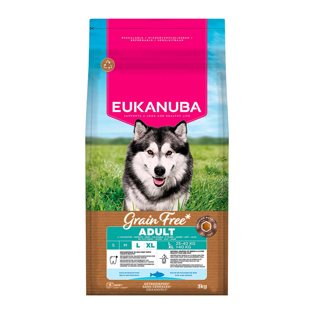 Eukanuba Grainfree Adult Large Breed zeevis