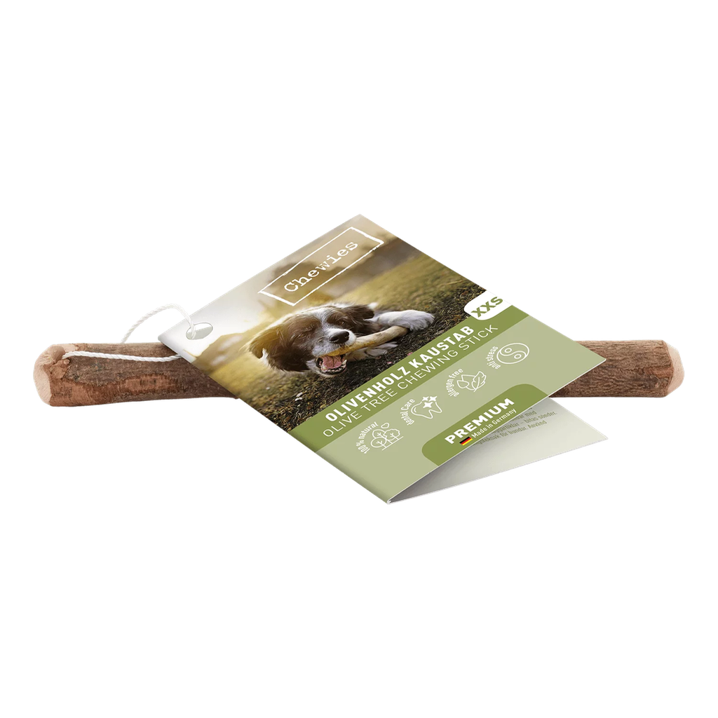 Chewies olijfhout-kauwstok (XXS)