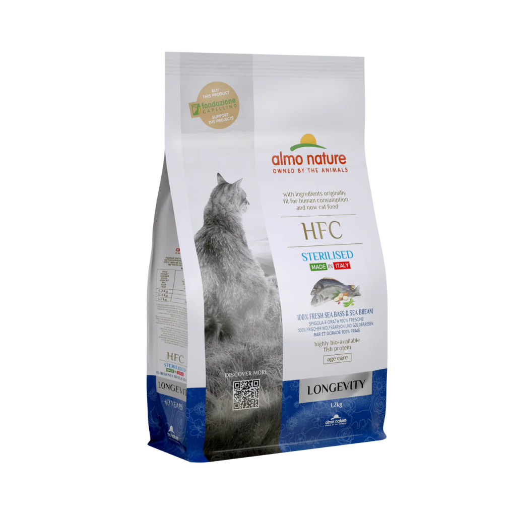 Almo Nature HFC Sterilised Droogvoer Kat - Longevity
