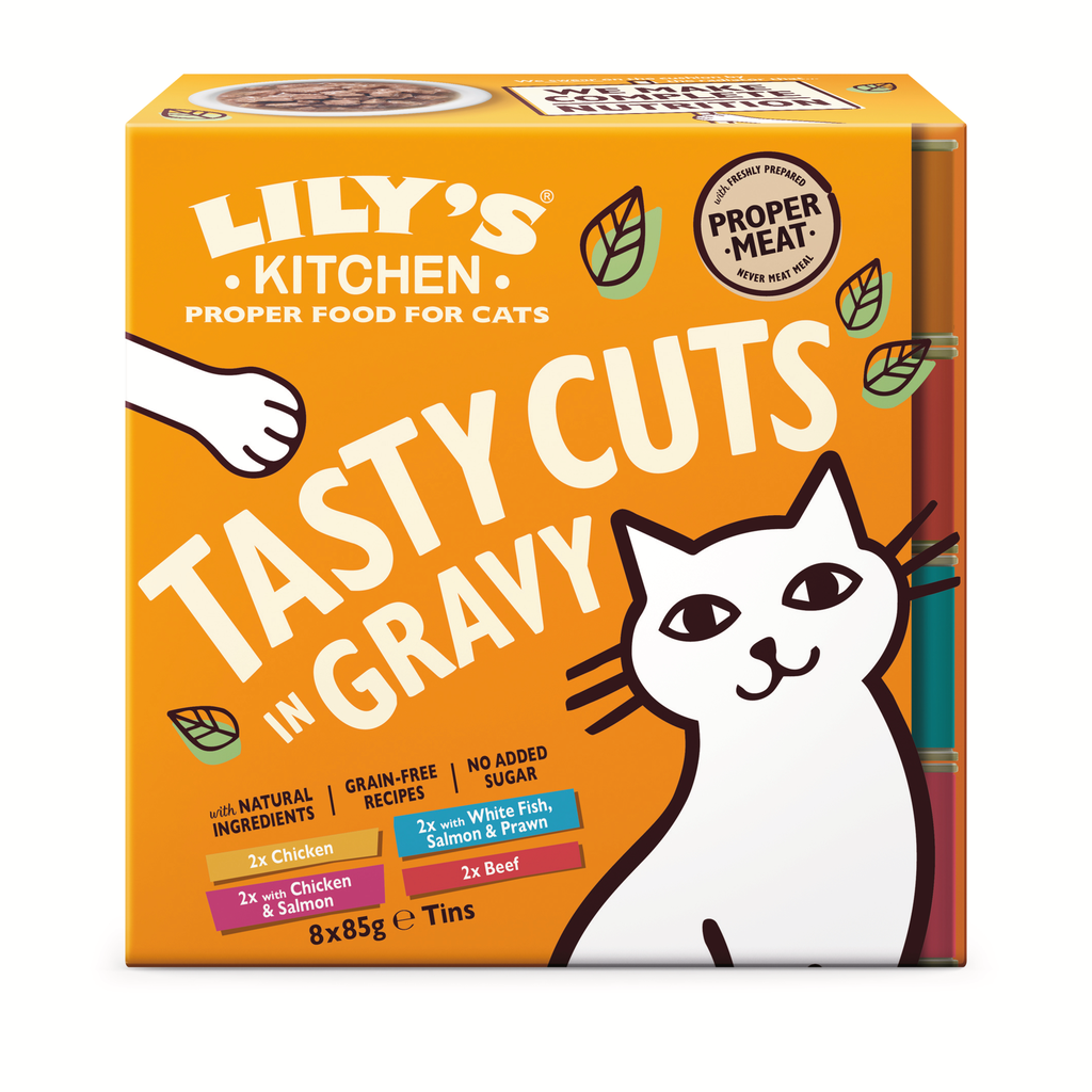Lily’s Kitchen Tasty Cuts Katzen Dose mit Soße Multipack