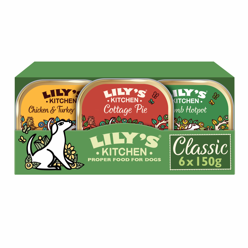 Lily’s Kitchen hond alu kuipje classic dinners multipack