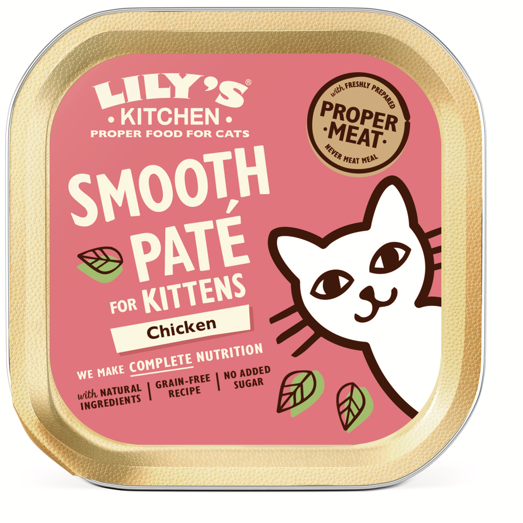 Lily’s Kitchen Smooth Kitten Alu Schale Paté Huhn