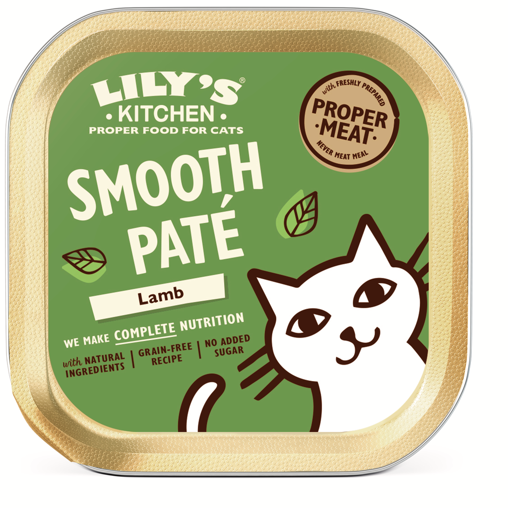 Lily’s Kitchen Smooth Katze Alu Schale Paté Lamm