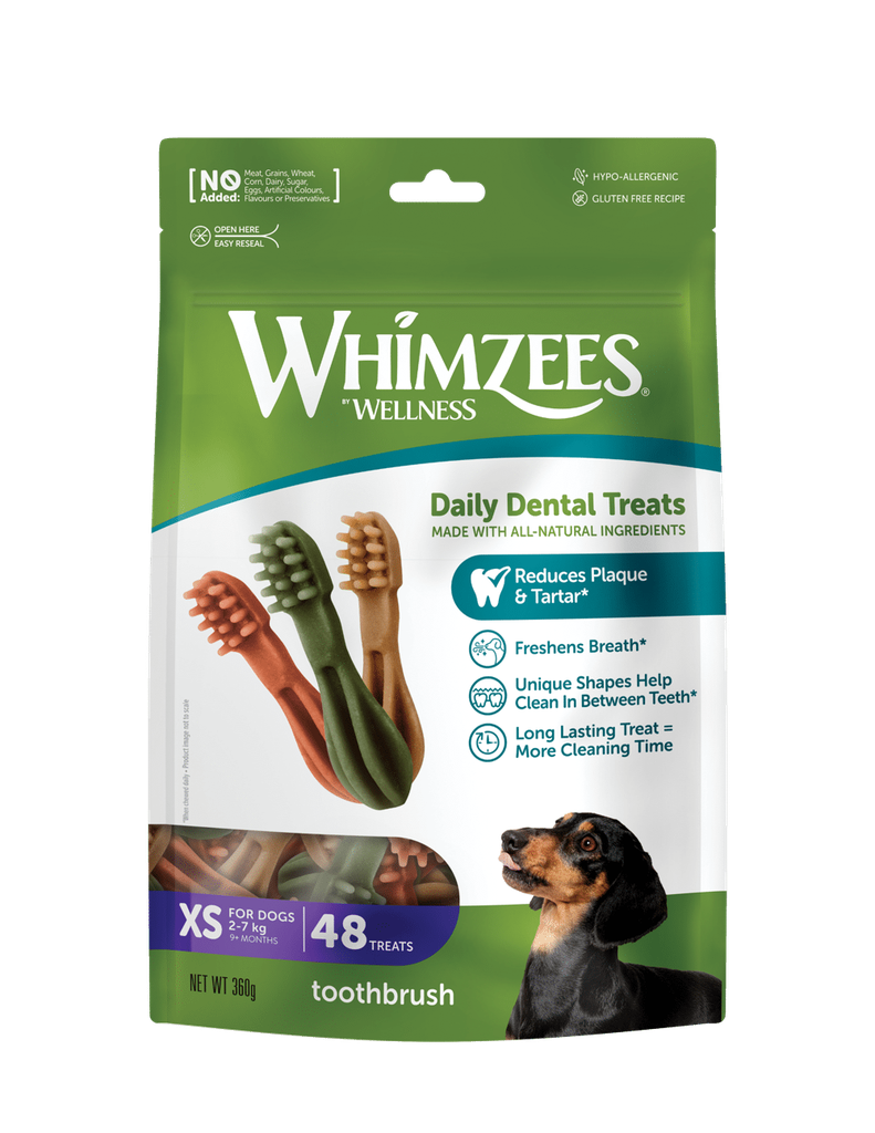 Whimzees toothbrush star (XS: 48 stuks)