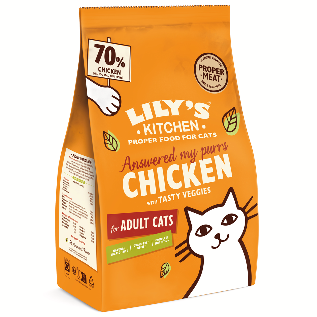 Lily’s Kitchen kat kip & groenten (800 gr)