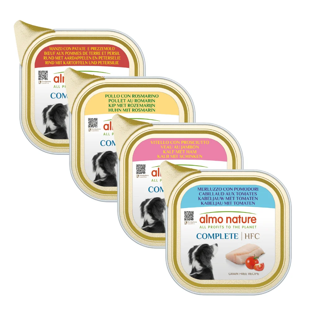 Almo Nature HFC Natvoer Hond - Compleet (Kabeljauw & Tomaten, 1 kuipje)