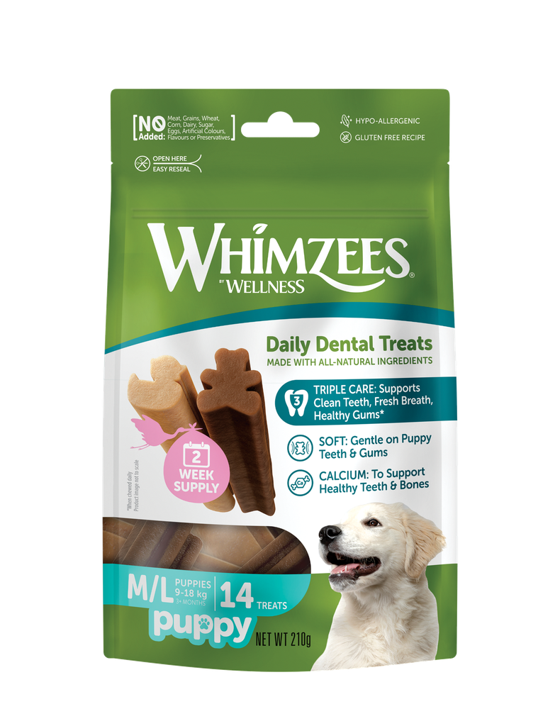 Whimzees puppy (XS/S: 28 stuks)