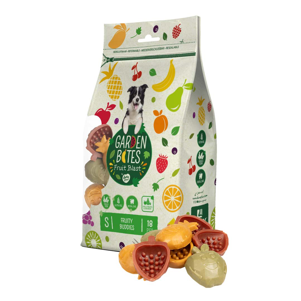 Garden Bites Fruity buddies (S: 6 cm - 18 stuks)