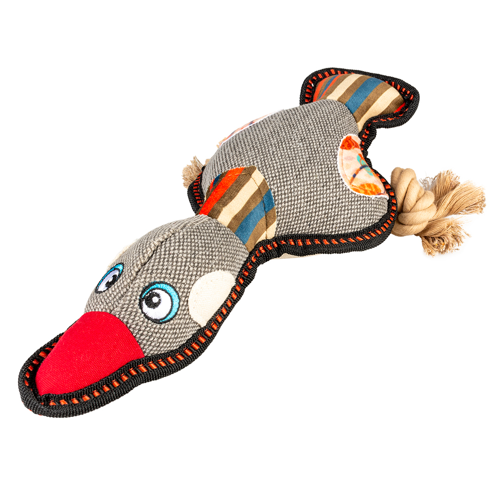 Canvas Hundekuscheltier Ente