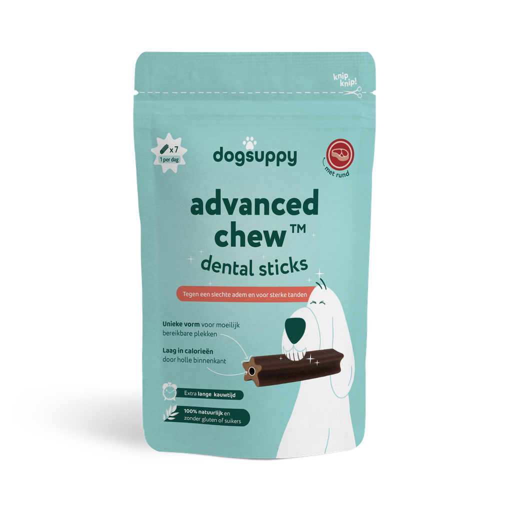 Dogsuppy advanced chew dental sticks (Zalm)