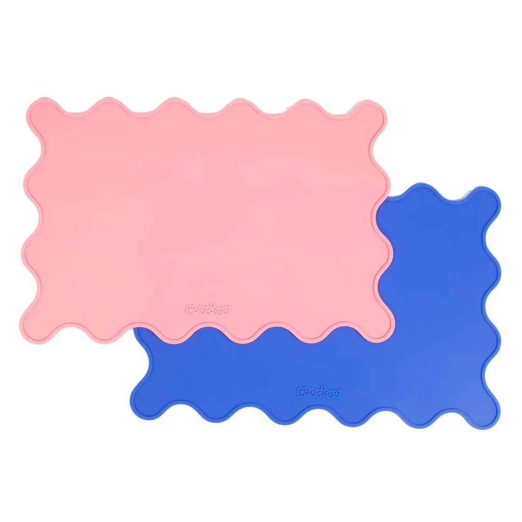 Placemat SPILL THE TEA rechthoekig (Blauw)