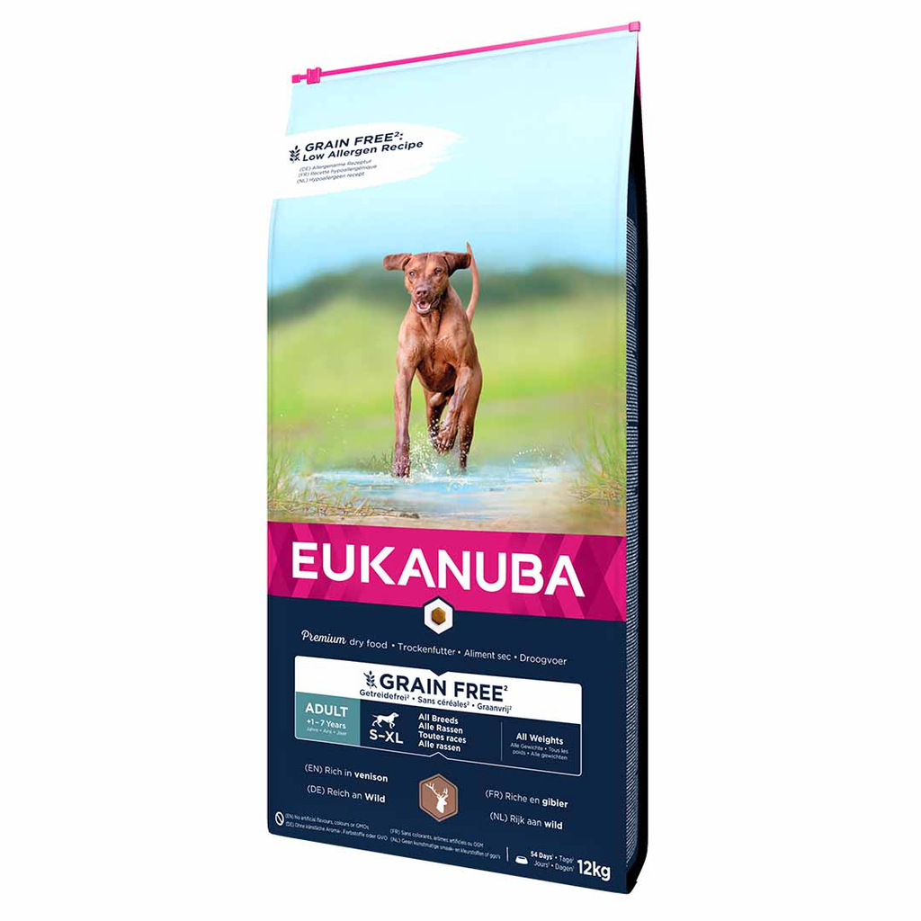 Eukanuba Wild Adult All Breed graan vrij - 12 kg