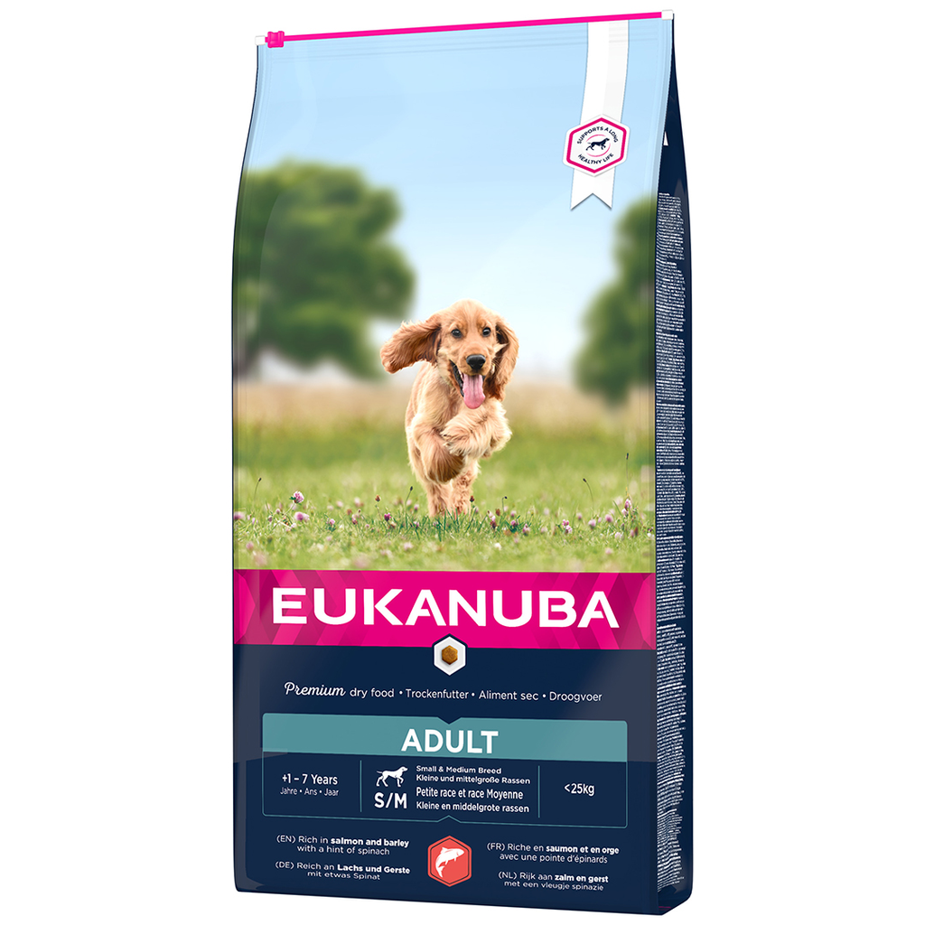 Eukanuba adult small & medium zalm- 2,5 kg