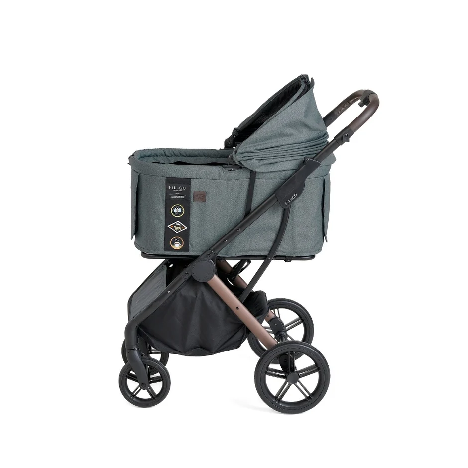 Agile 2 - Pet Stroller (Soft Grey)