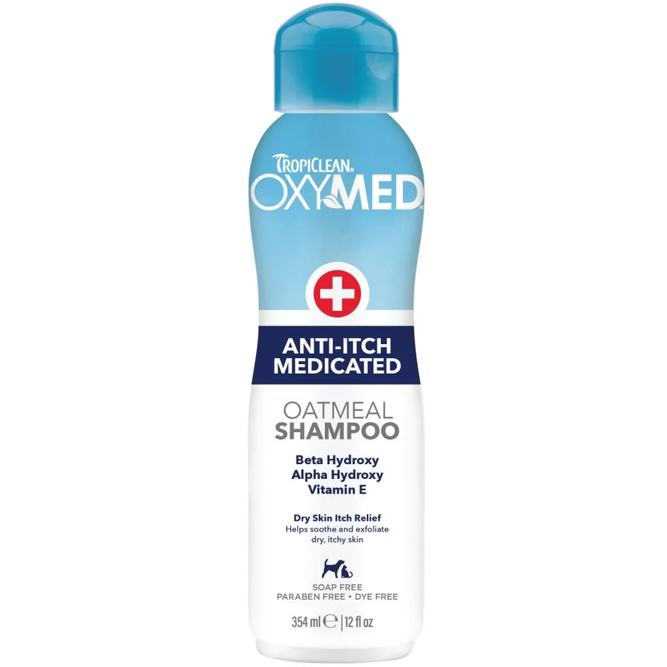 TropiClean OxyMed Anti-Itch Oatmeal Shampoo