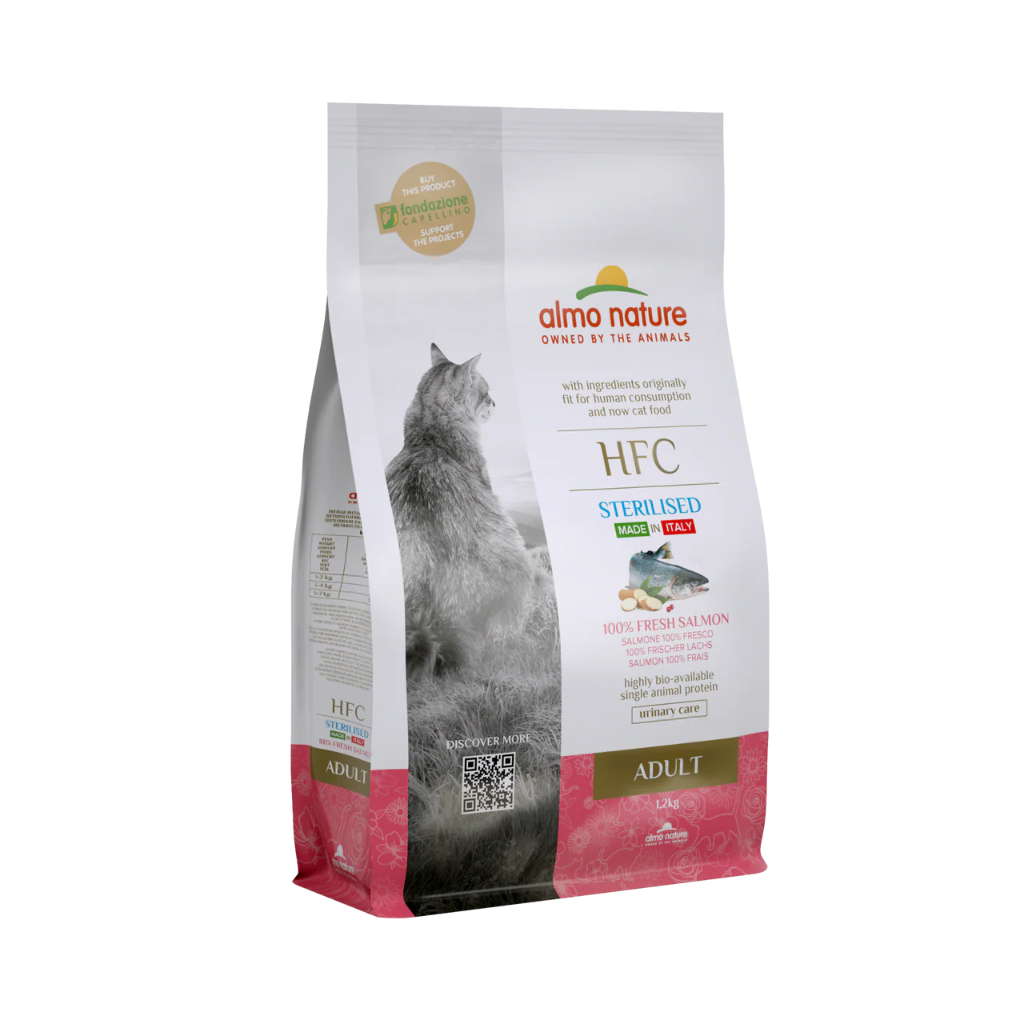 Almo Nature - HFC Sterilisiert Trockenfutter Katze - Adult