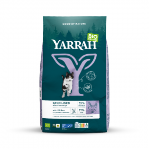 Yarrah cat bio dry graan vrij sterilised kip&vis 2kg
