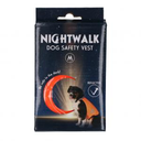 Nightwalk dog safety vest - oranje of geel