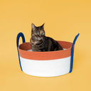 Kattenmand BINGE Oranje/blauw