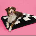 Hondenkussen COZY BLOCK Zwart/wit (S/M/L)