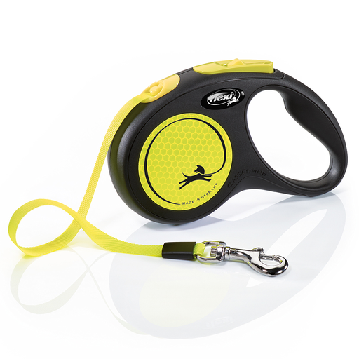Flexi New NEON lint Zwart/neon geel