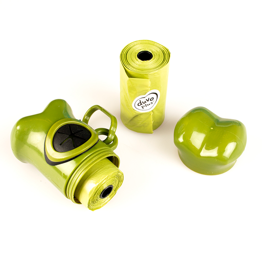 Poepzakjes dispenser beentje ECO groen